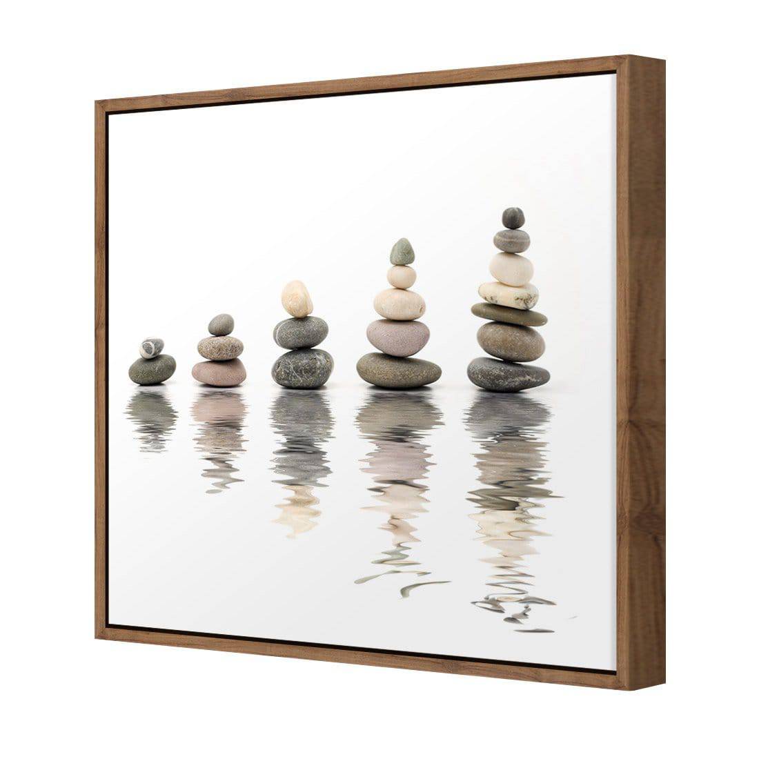Rocky Reflections | Classic Canvas | Floating Frame | Natural
