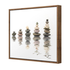 Rocky Reflections | Classic Canvas | Floating Frame | Natural