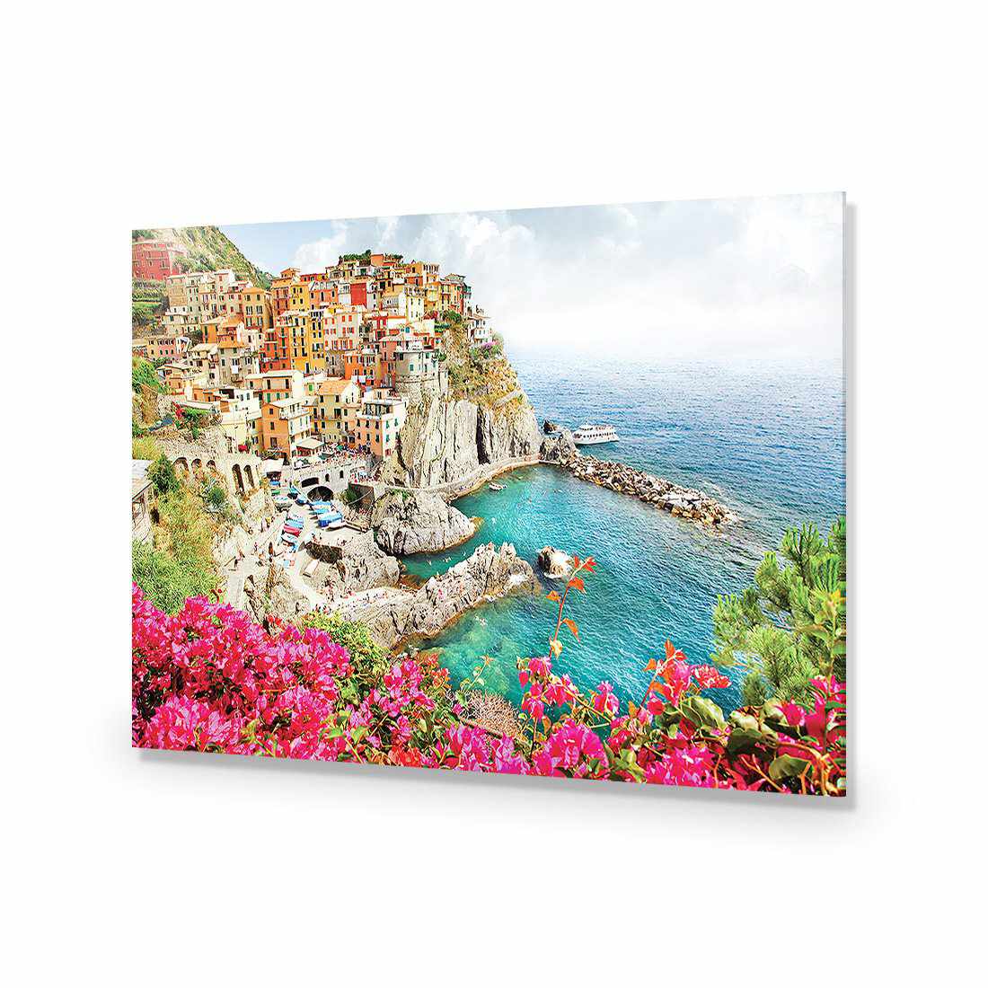 Cinque Terre in Italy-Acrylic-Wall Art Design-Without Border-Acrylic - No Frame-45x30cm-Wall Art Designs