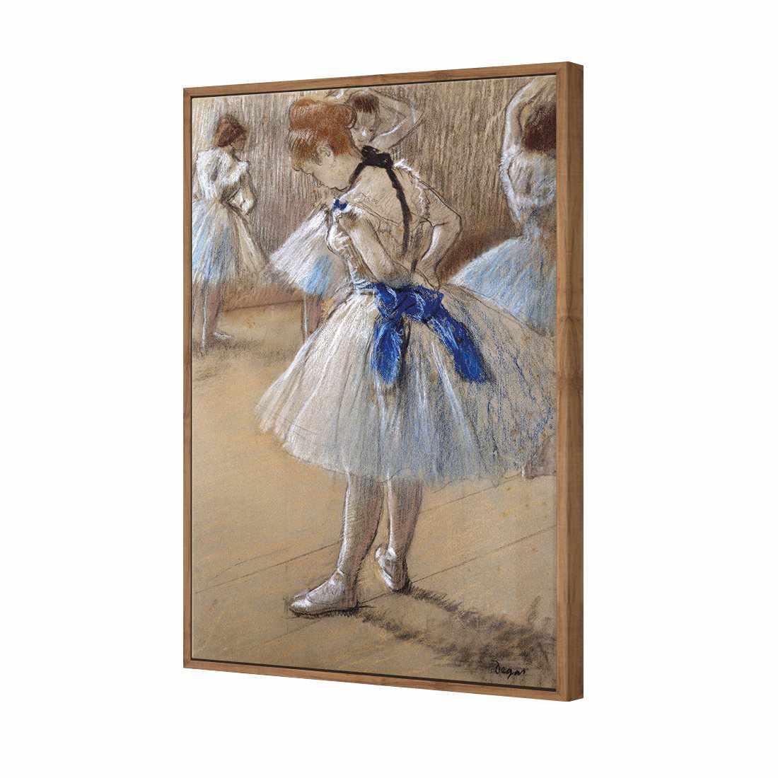 Dancer by Edgar Degas Canvas Art-Canvas-Wall Art Designs-45x30cm-Canvas - Natural Frame-Wall Art Designs