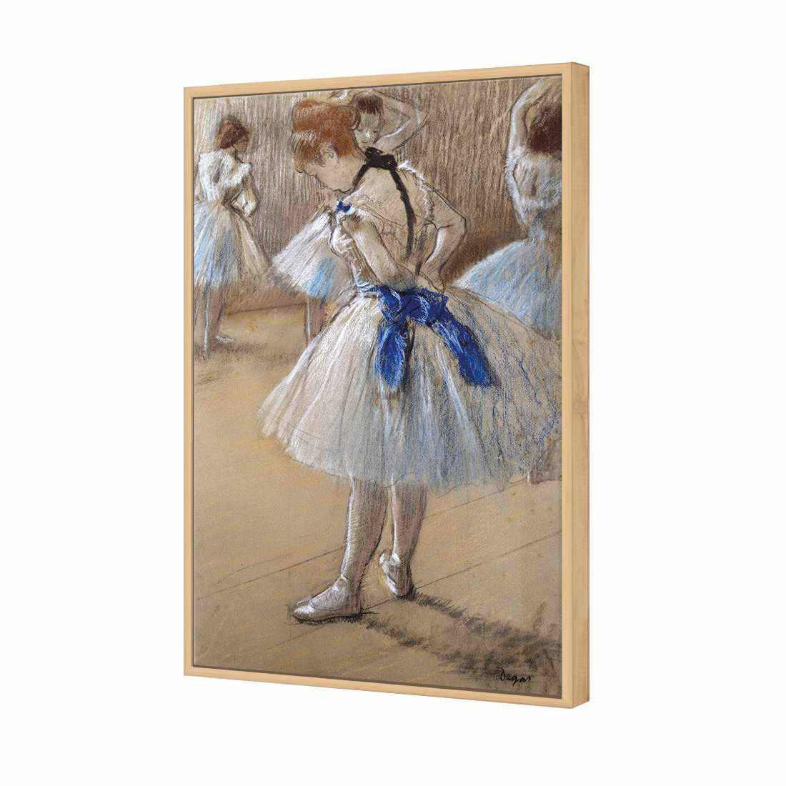 Dancer by Edgar Degas Canvas Art-Canvas-Wall Art Designs-45x30cm-Canvas - Oak Frame-Wall Art Designs