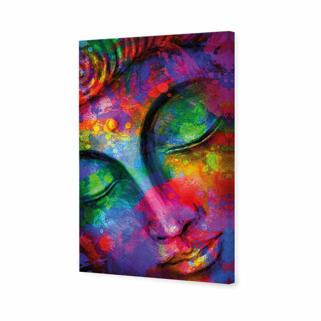 Rainbow Buddha | Standard Canvas | No Frame | Stretched Canvas