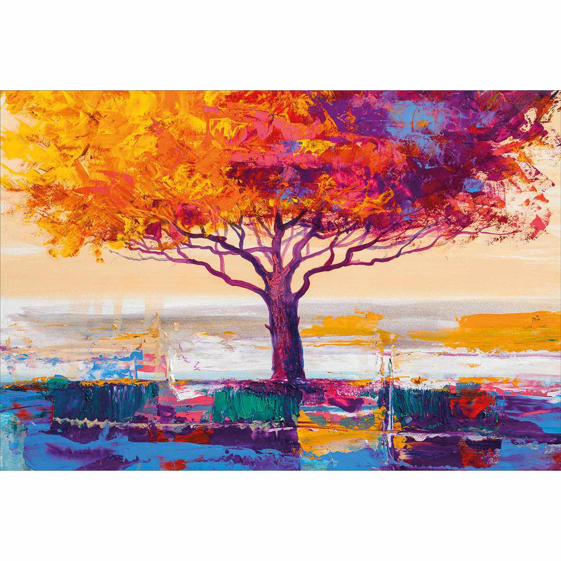 Dreamtime Tree Canvas Art-Canvas-Wall Art Designs-45x30cm-Canvas - No Frame-Wall Art Designs