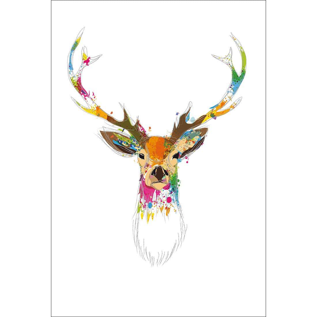 Deer Delight Canvas Art-Canvas-Wall Art Designs-45x30cm-Canvas - No Frame-Wall Art Designs