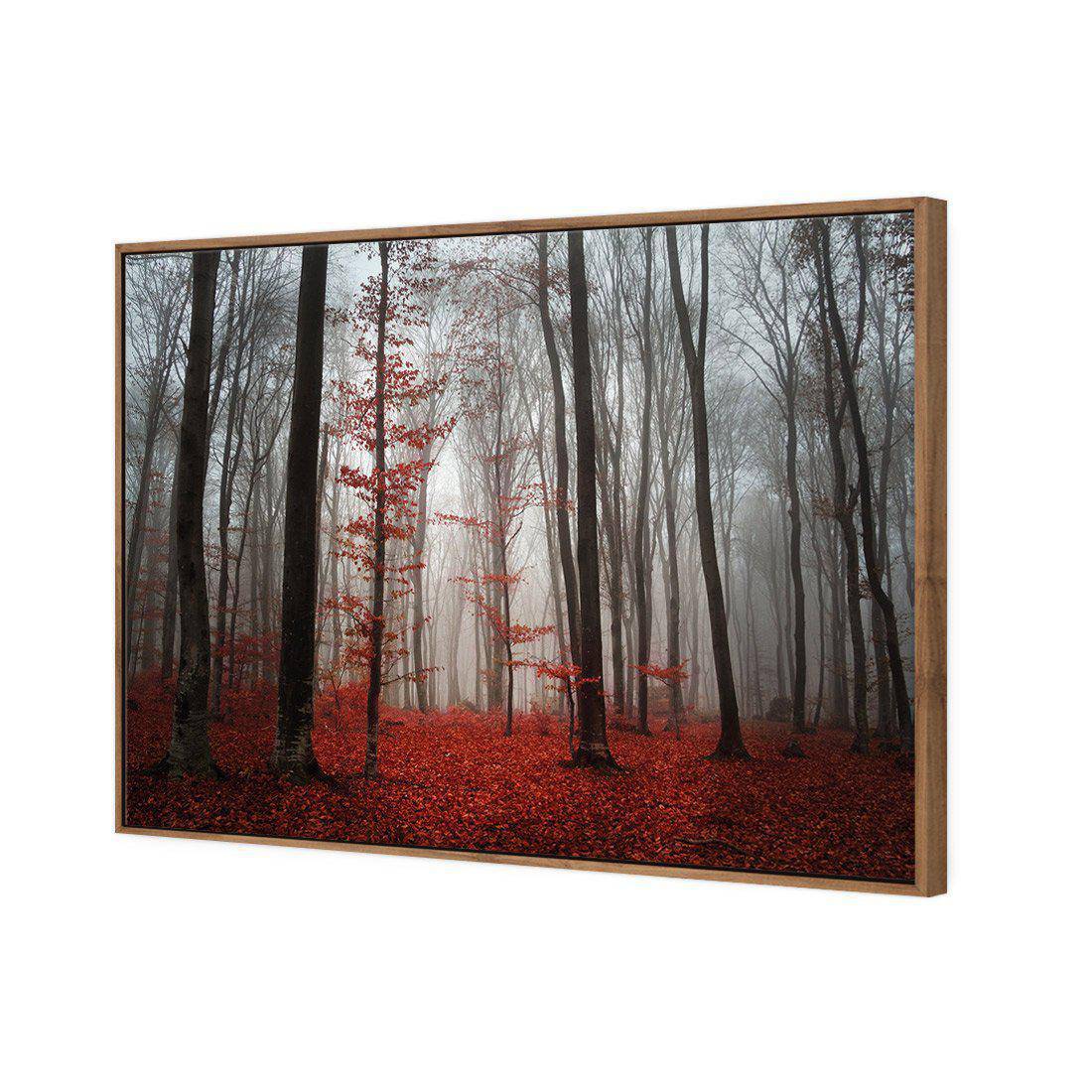Scarlet Forest Canvas Art-Canvas-Wall Art Designs-45x30cm-Canvas - Natural Frame-Wall Art Designs
