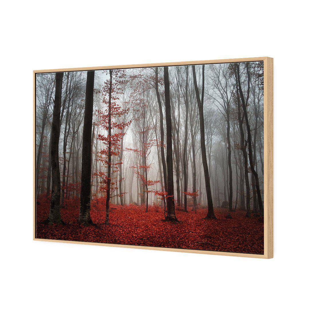 Scarlet Forest Canvas Art-Canvas-Wall Art Designs-45x30cm-Canvas - Oak Frame-Wall Art Designs