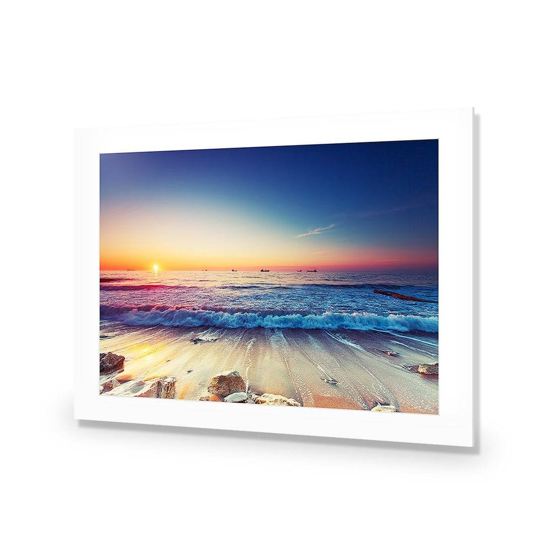 High Tide Sunset-Acrylic-Wall Art Design-With Border-Acrylic - No Frame-45x30cm-Wall Art Designs