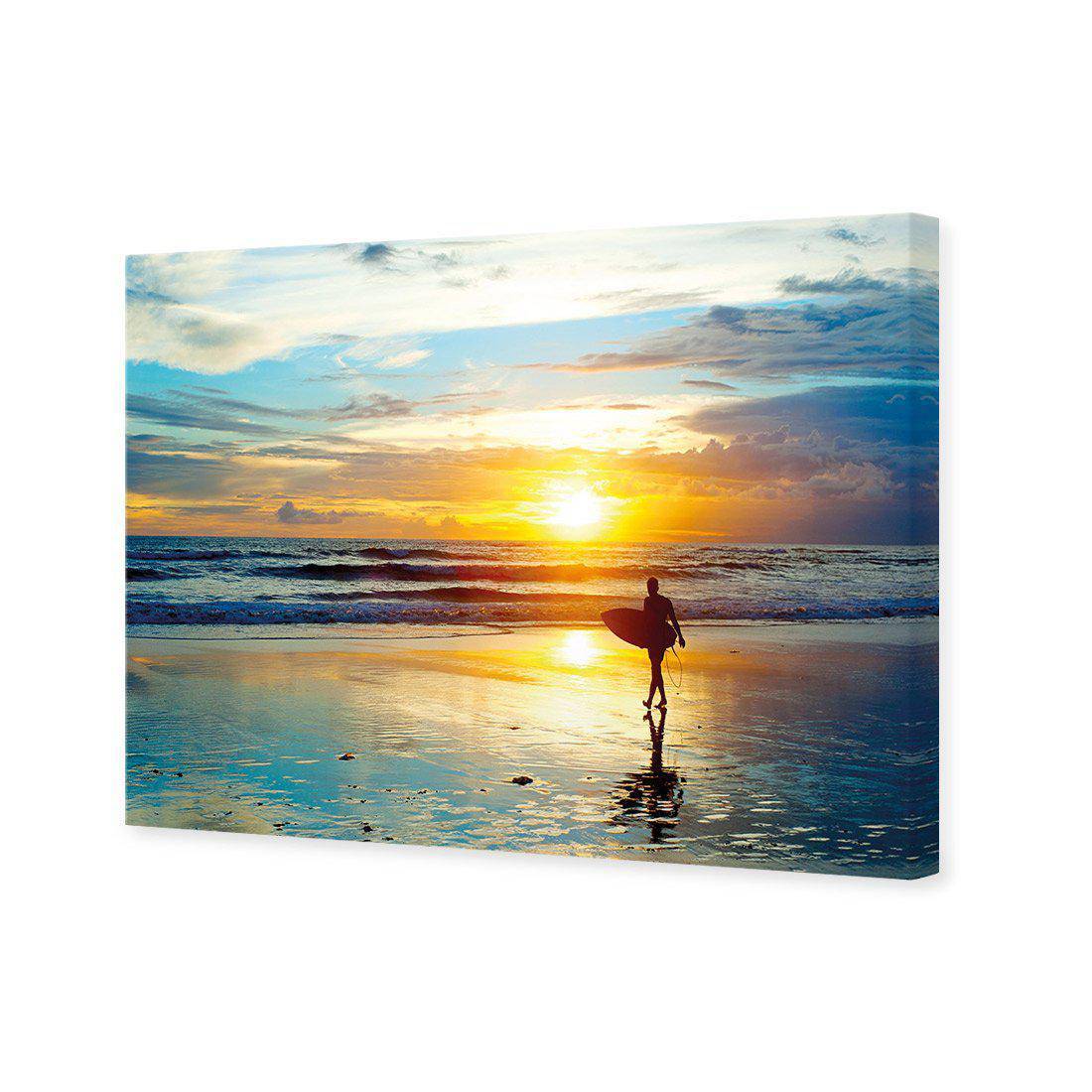 Sunset Surf Canvas Art-Canvas-Wall Art Designs-45x30cm-Canvas - No Frame-Wall Art Designs