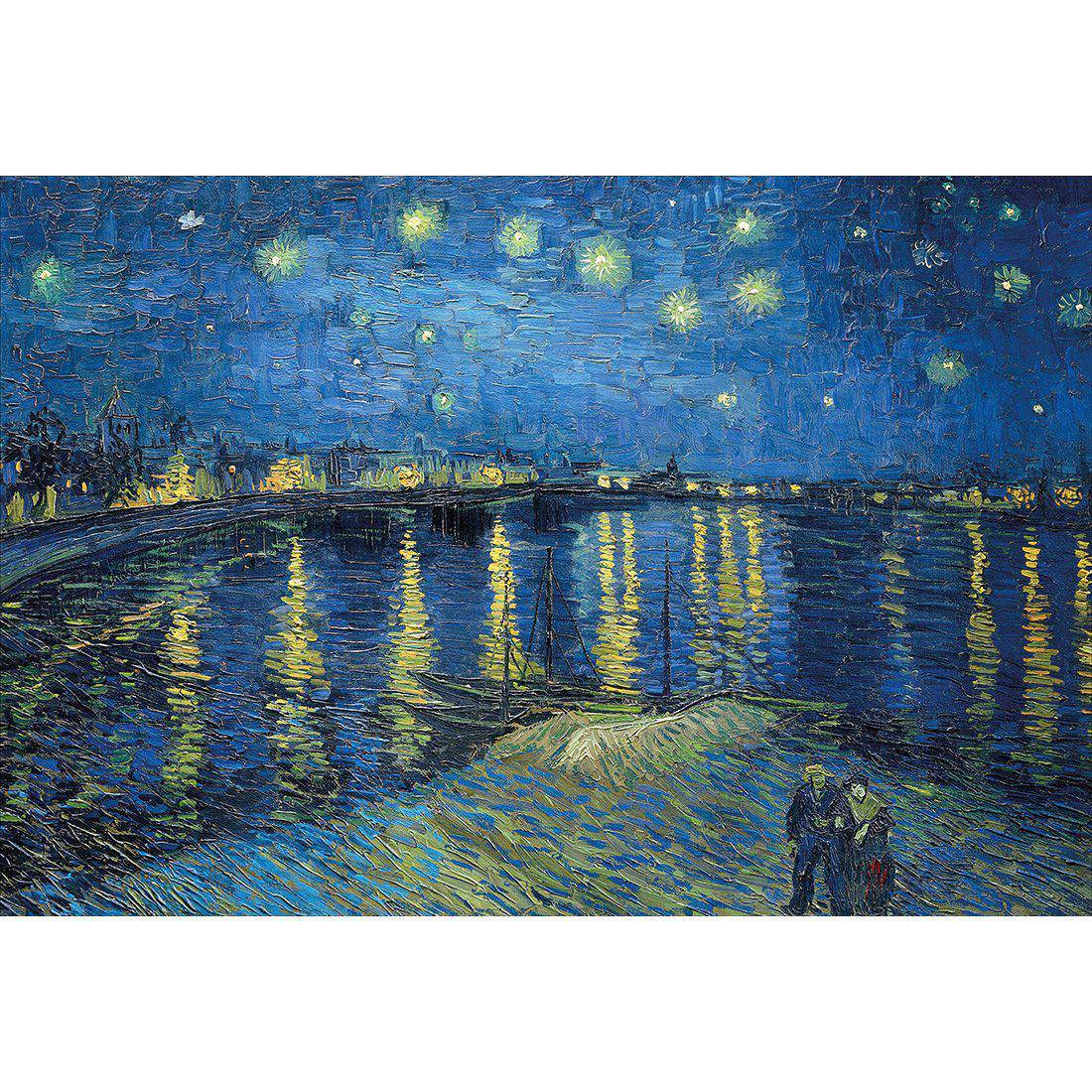 Starry Night Over the Rhone - Van Gogh Canvas Art-Canvas-Wall Art Designs-45x30cm-Canvas - No Frame-Wall Art Designs