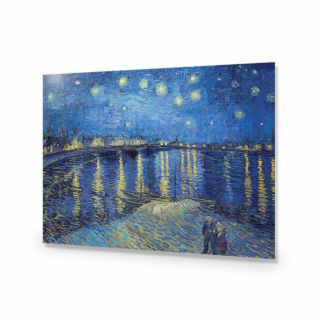 Starry Night Over the Rhone - Van Gogh-Acrylic-Wall Art Design-Without Border-Acrylic - No Frame-45x30cm-Wall Art Designs