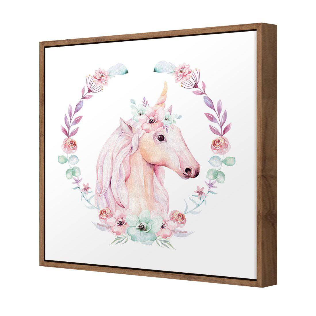 Fairytale Pony Canvas Art-Canvas-Wall Art Designs-30x30cm-Canvas - Natural Frame-Wall Art Designs