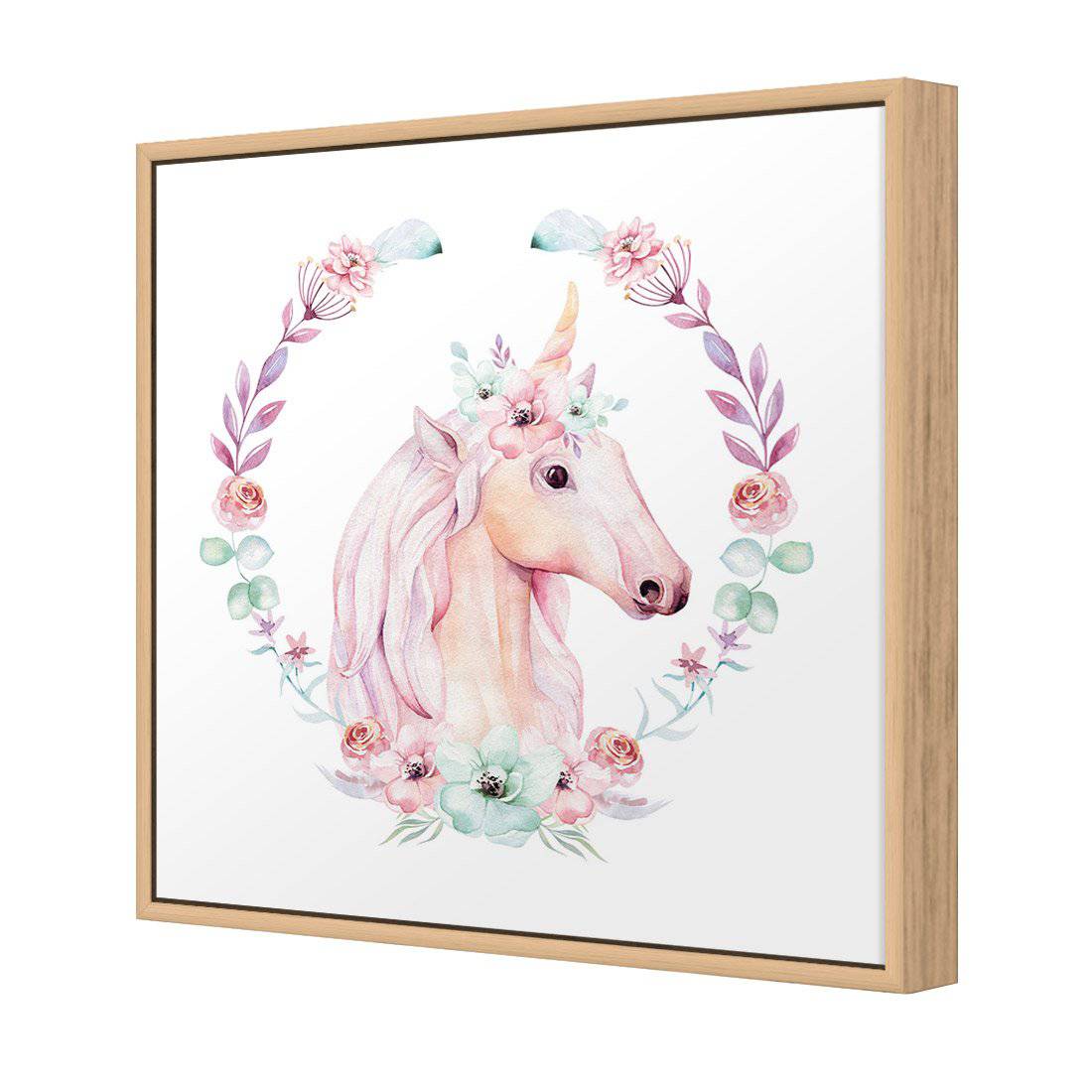 Fairytale Pony Canvas Art-Canvas-Wall Art Designs-30x30cm-Canvas - Oak Frame-Wall Art Designs