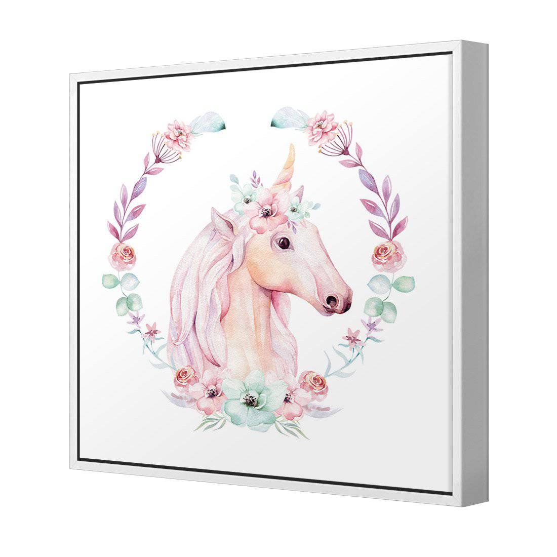 Fairytale Pony Canvas Art-Canvas-Wall Art Designs-30x30cm-Canvas - White Frame-Wall Art Designs