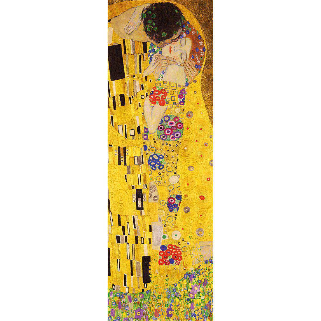 The Kiss by Klimt Canvas Art-Canvas-Wall Art Designs-60x20cm-Rolled Canvas-Wall Art Designs