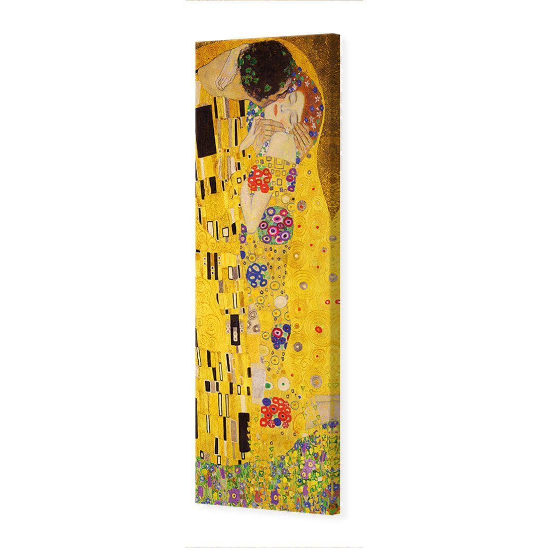 The Kiss by Klimt Canvas Art-Canvas-Wall Art Designs-60x20cm-Canvas - No Frame-Wall Art Designs