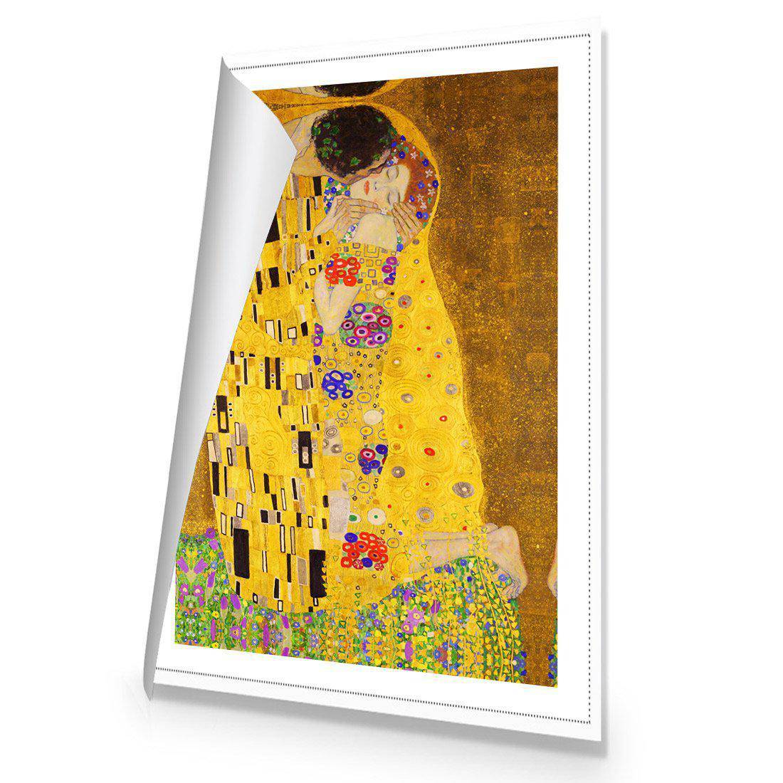 The Kiss by Klimt Canvas Art-Canvas-Wall Art Designs-45x30cm-Rolled Canvas-Wall Art Designs