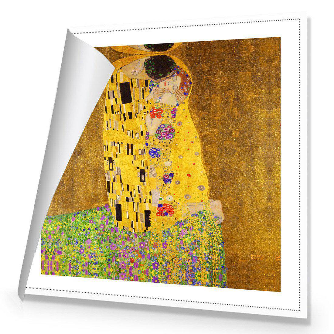 The Kiss - Gustav Klimt Canvas Art-Canvas-Wall Art Designs-30x30cm-Rolled Canvas-Wall Art Designs