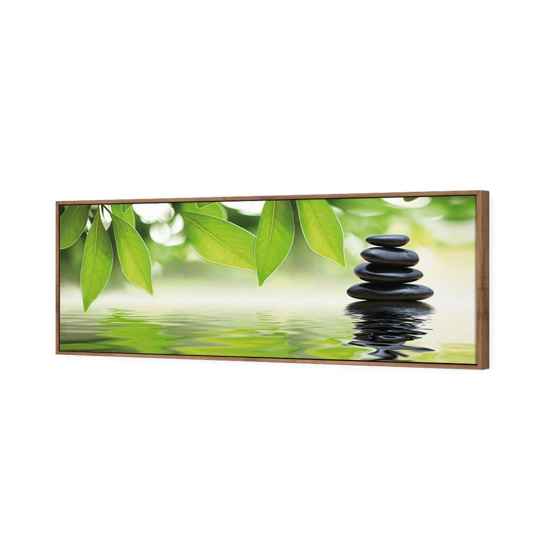 Stack Of Stones Canvas Art-Canvas-Wall Art Designs-60x20cm-Canvas - Natural Frame-Wall Art Designs