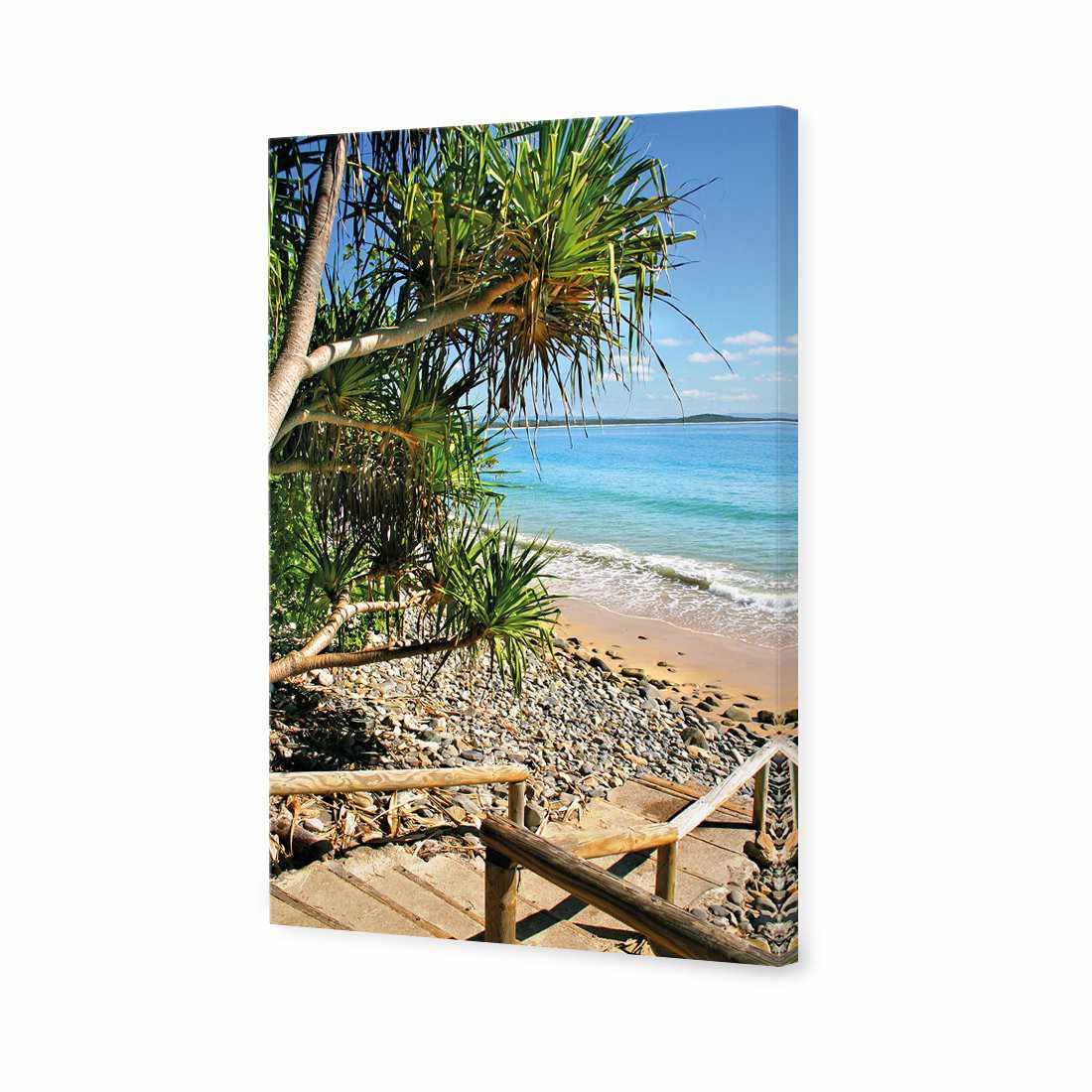 Sunshine Coast Steps Canvas Art-Canvas-Wall Art Designs-45x30cm-Canvas - No Frame-Wall Art Designs