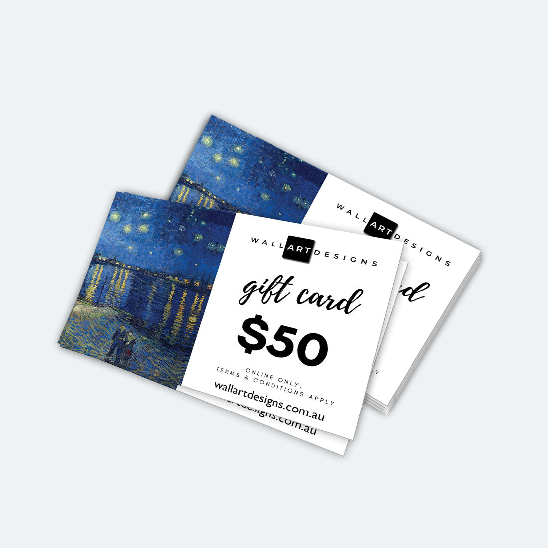 $50 Wall Art Gift Card