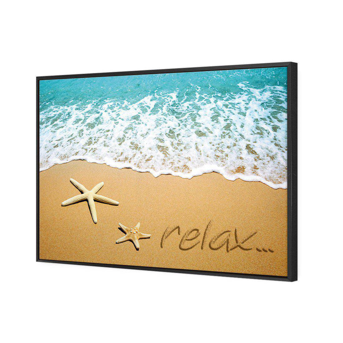 Relax Inspire Canvas Art-Canvas-Wall Art Designs-45x30cm-Canvas - Black Frame-Wall Art Designs