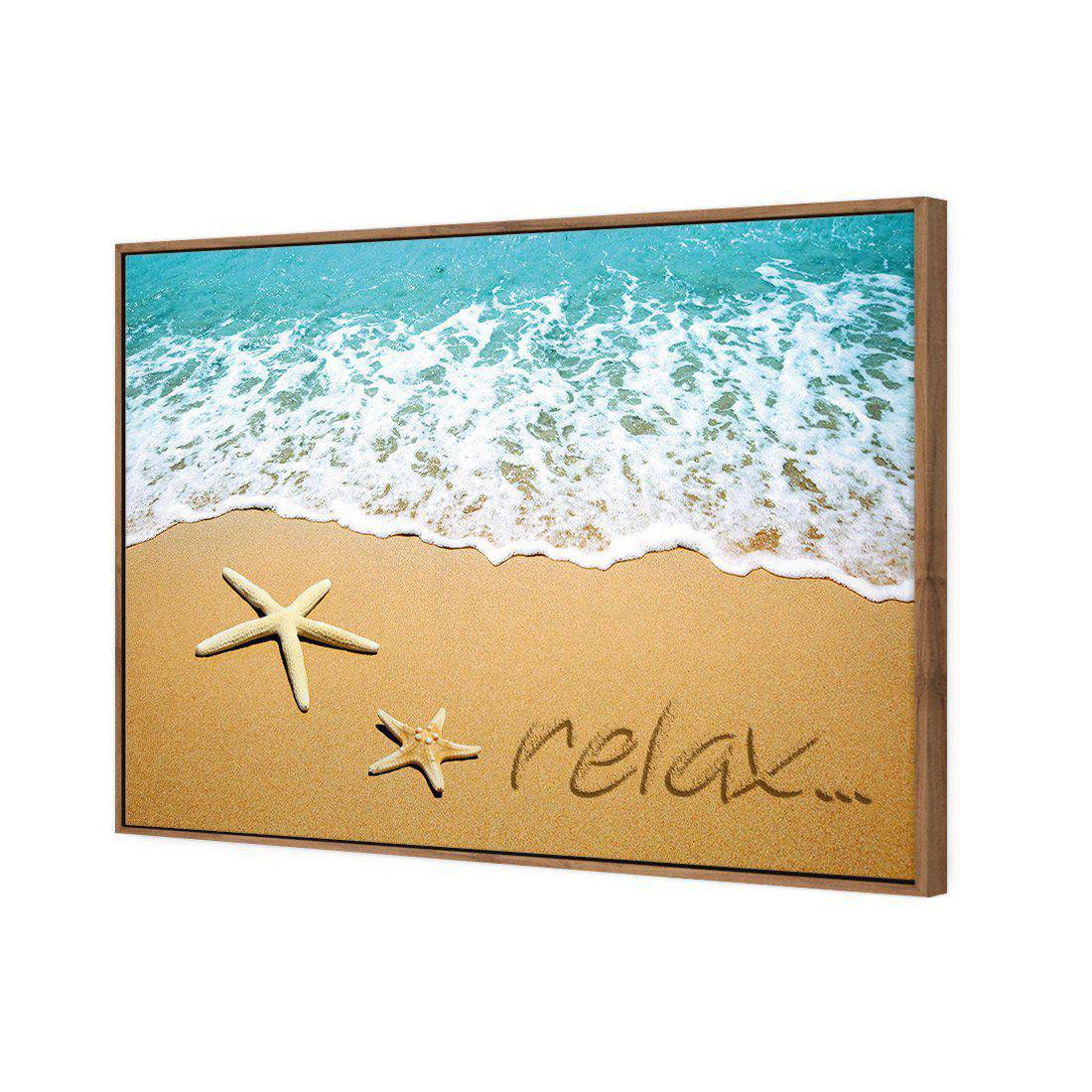 Relax Inspire Canvas Art-Canvas-Wall Art Designs-45x30cm-Canvas - Natural Frame-Wall Art Designs