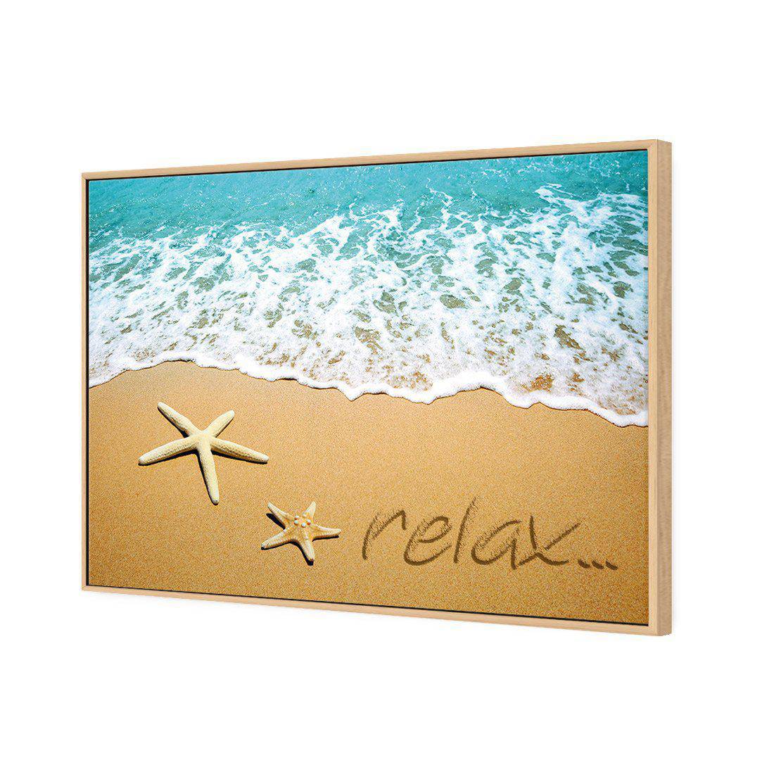 Relax Inspire Canvas Art-Canvas-Wall Art Designs-45x30cm-Canvas - Oak Frame-Wall Art Designs