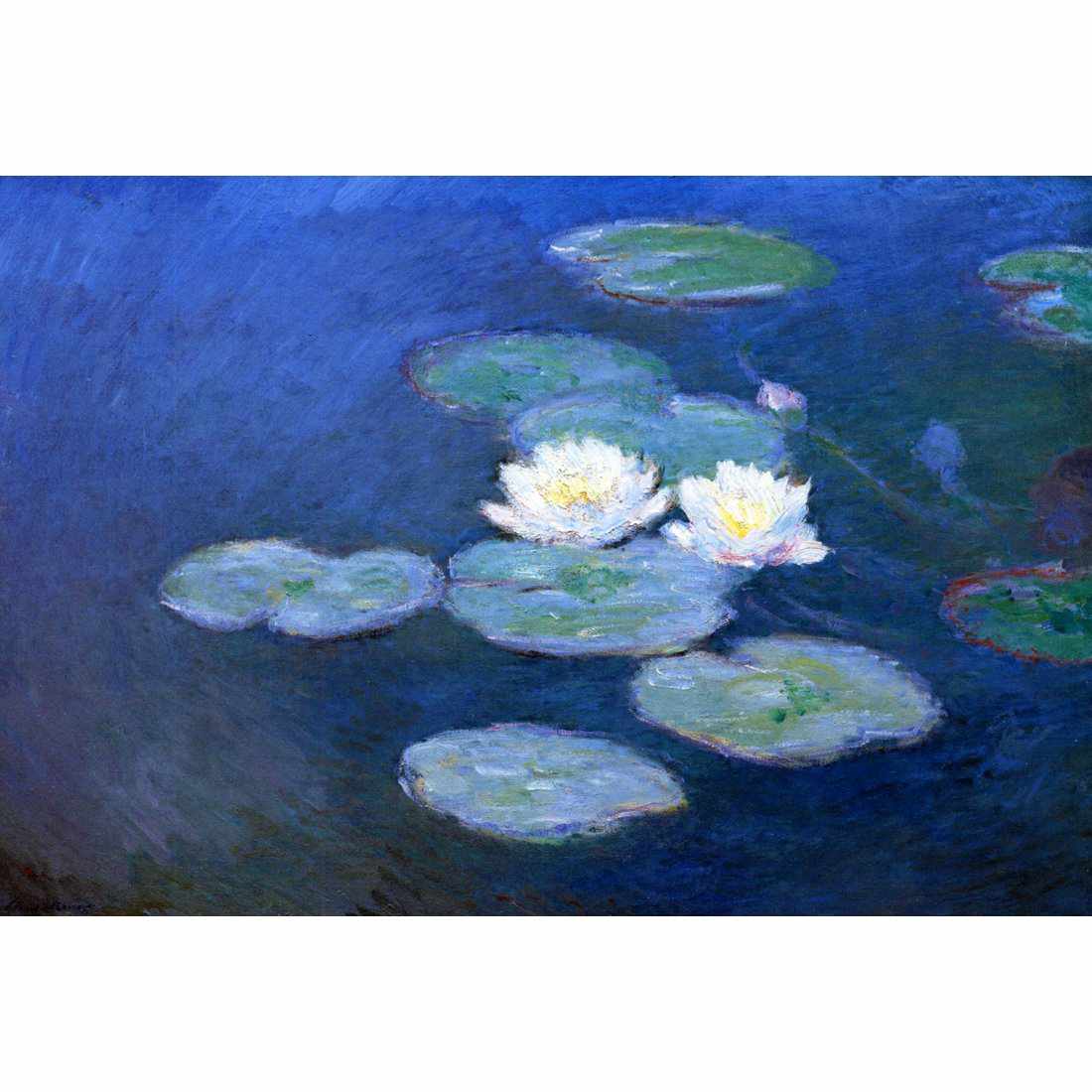 Water Lilies 7 - Monet Canvas Art-Canvas-Wall Art Designs-45x30cm-Canvas - No Frame-Wall Art Designs