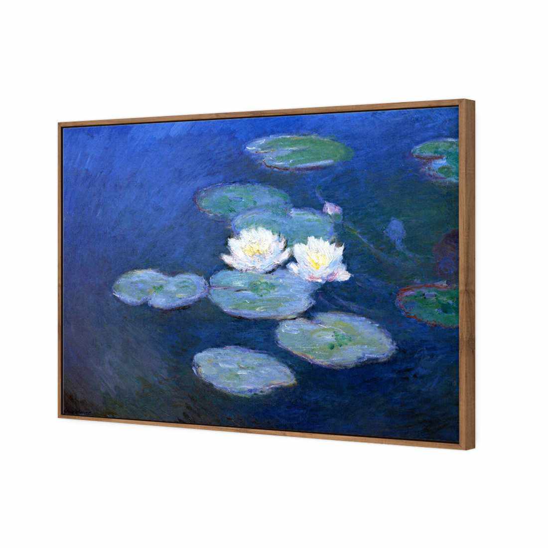Water Lilies 7 - Monet Canvas Art-Canvas-Wall Art Designs-45x30cm-Canvas - Natural Frame-Wall Art Designs