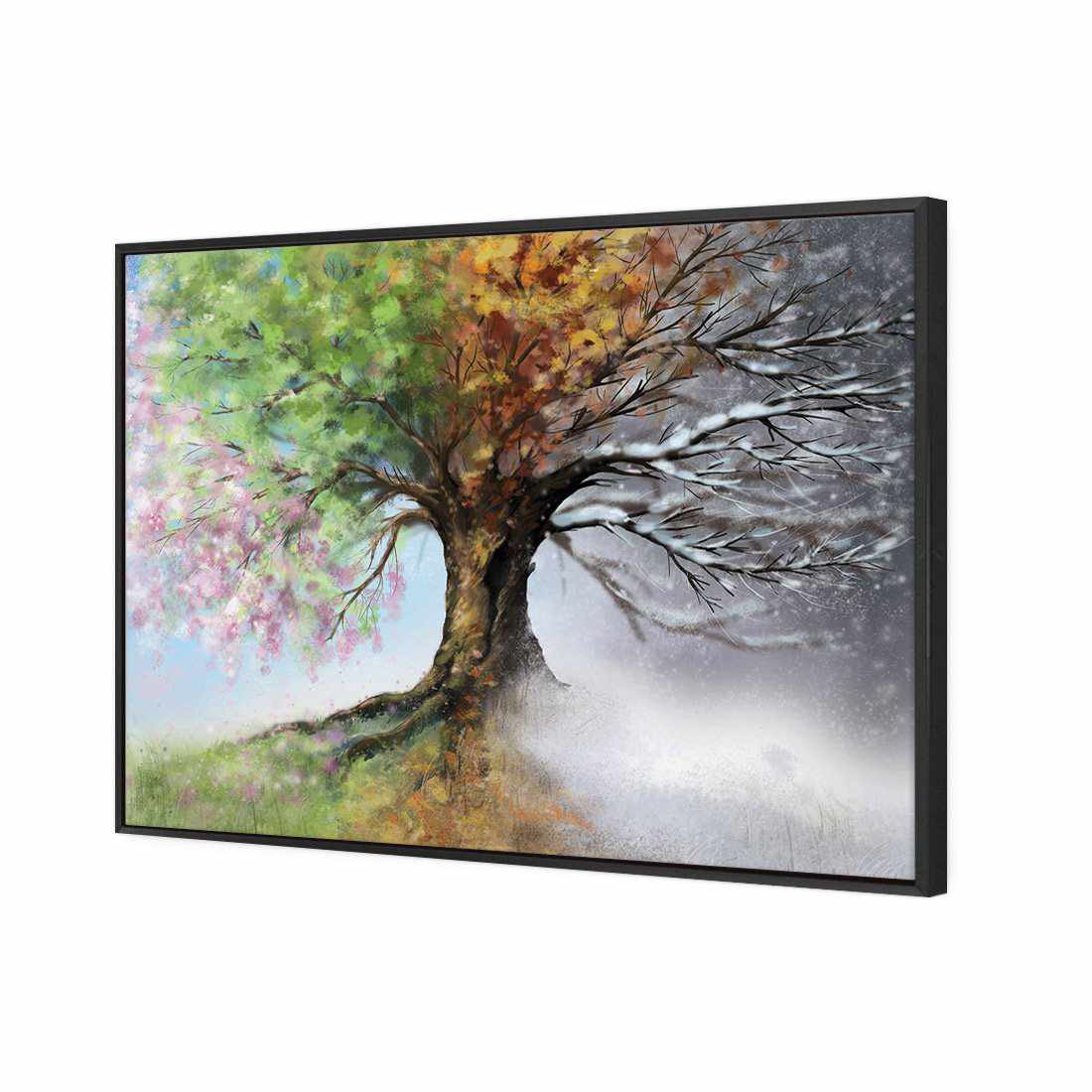Mystical Tree Canvas Art-Canvas-Wall Art Designs-45x30cm-Canvas - Black Frame-Wall Art Designs