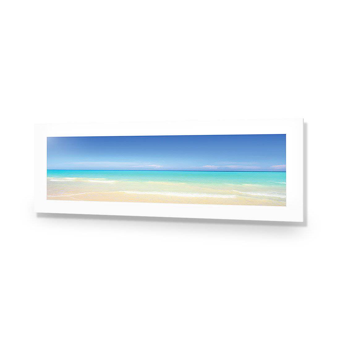 Paradise Beach, Long-Acrylic-Wall Art Design-With Border-Acrylic - No Frame-60x20cm-Wall Art Designs