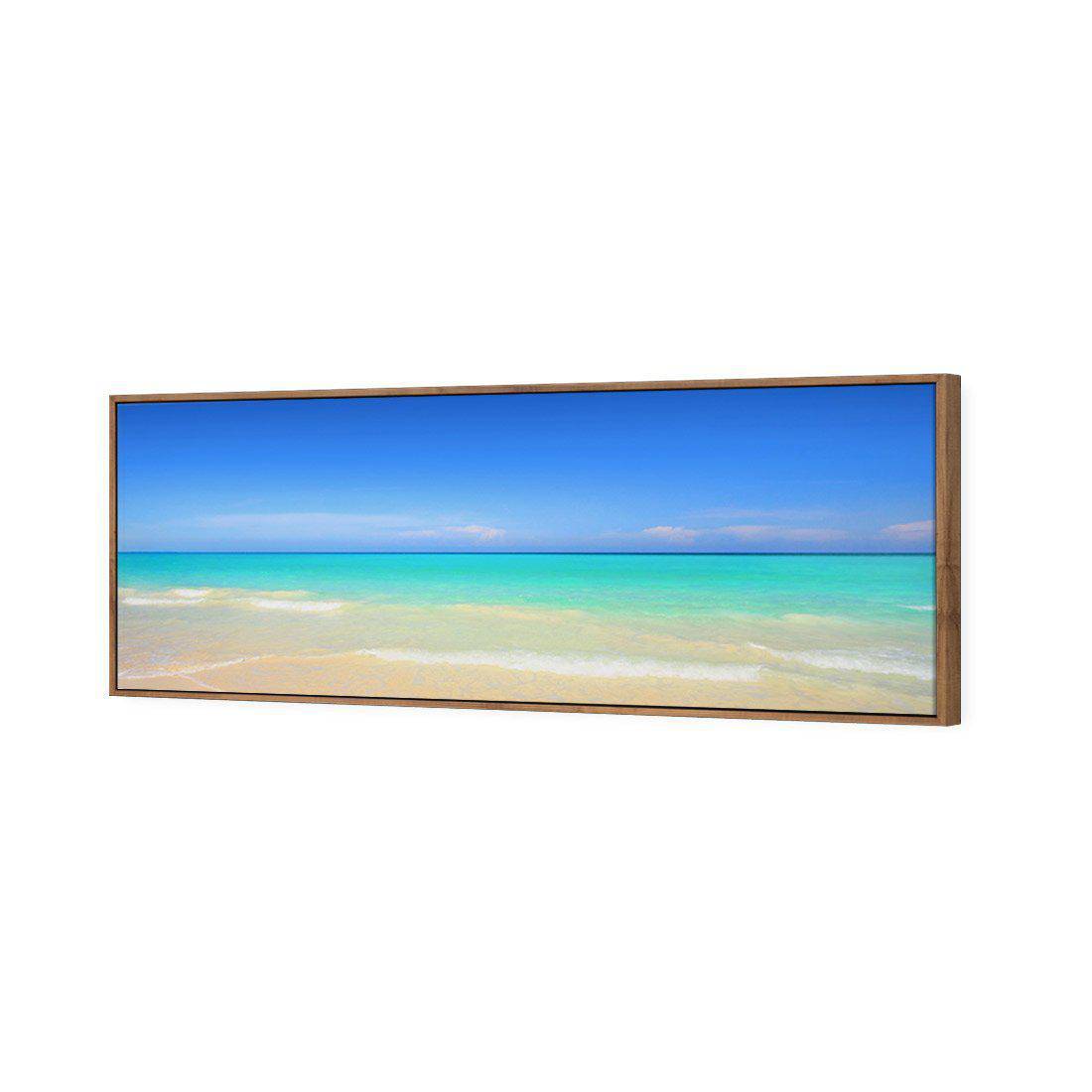 Paradise Beach Canvas Art-Canvas-Wall Art Designs-60x20cm-Canvas - Natural Frame-Wall Art Designs