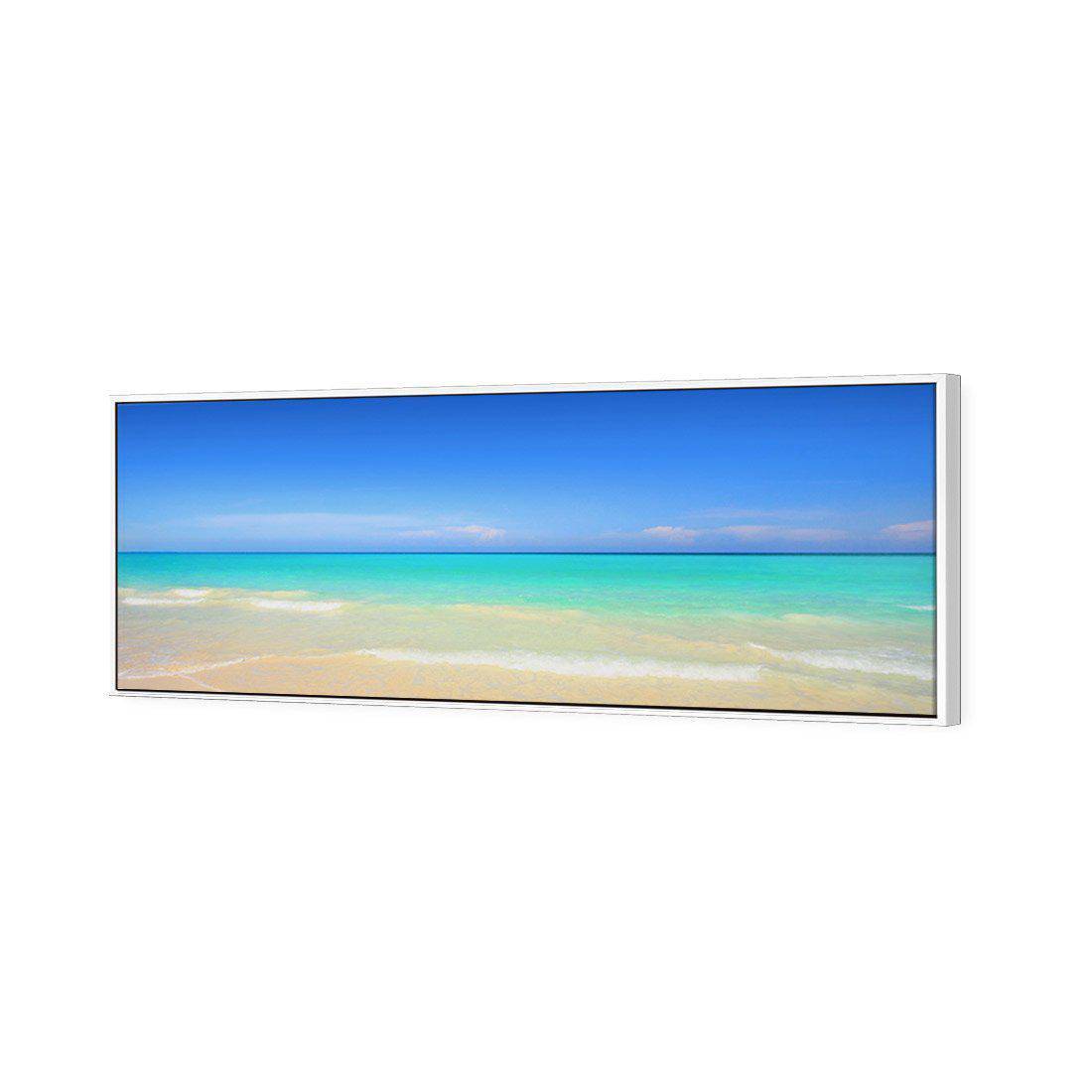 Paradise Beach Canvas Art-Canvas-Wall Art Designs-60x20cm-Canvas - White Frame-Wall Art Designs