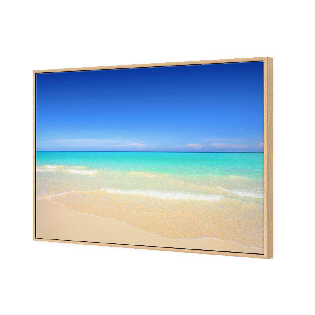 Paradise Beach Canvas Art-Canvas-Wall Art Designs-45x30cm-Canvas - Oak Frame-Wall Art Designs