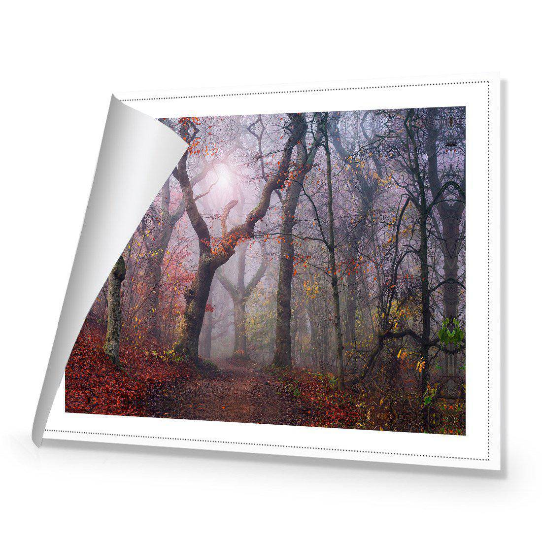 Walking the Old path By Leif Løndal Canvas Art-Canvas-Wall Art Designs-45x30cm-Rolled Canvas-Wall Art Designs