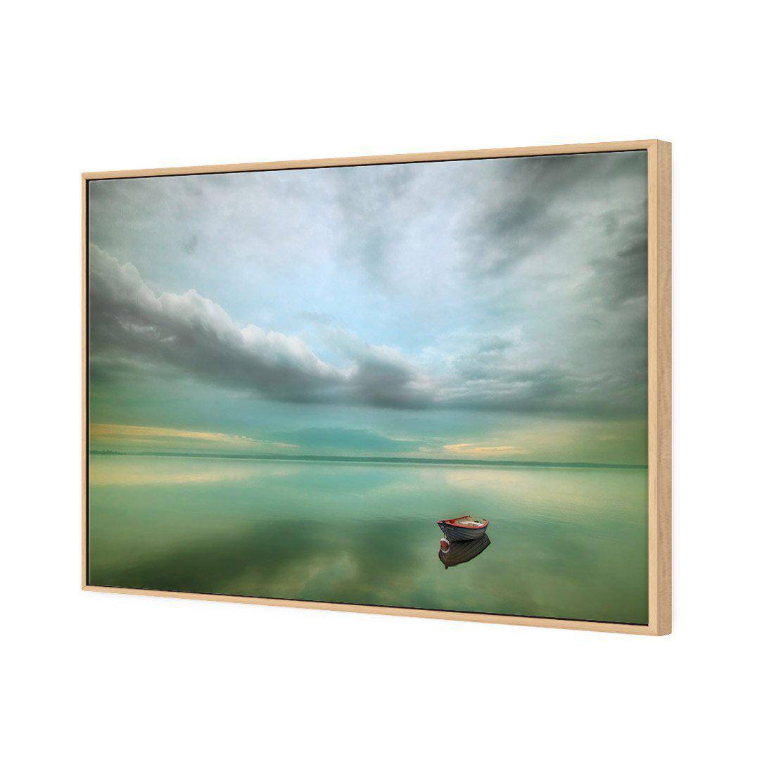 Boat... By Krzysztof Browko Canvas Art-Canvas-Wall Art Designs-45x30cm-Canvas - Oak Frame-Wall Art Designs